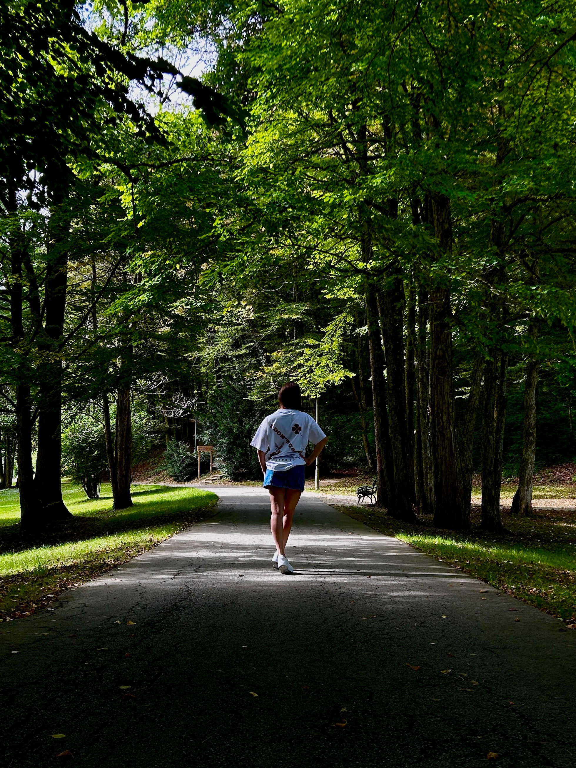 I DON'T CARE Oversized Tee